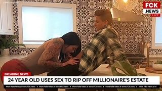 fck news - latina uses sex to steal from a millionaire